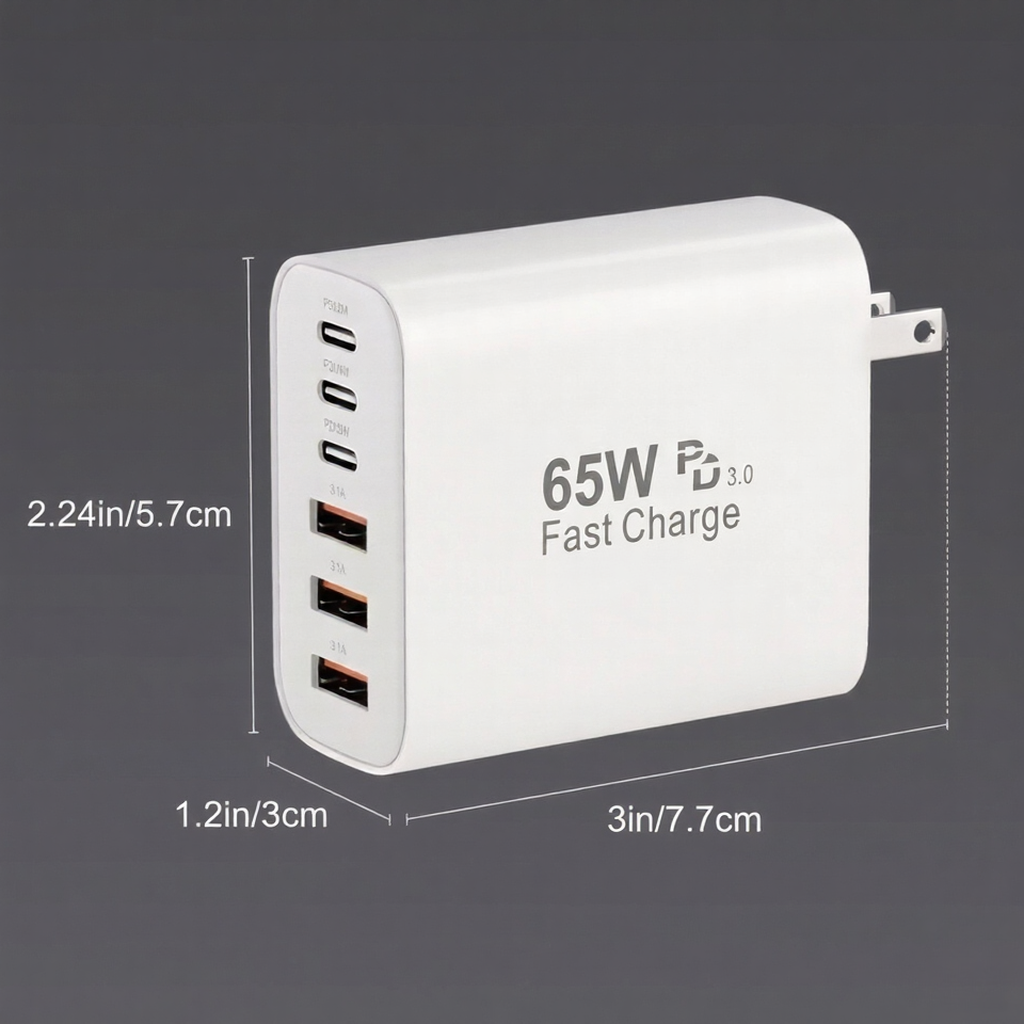Cargador Rápido Tipo-C 65W
