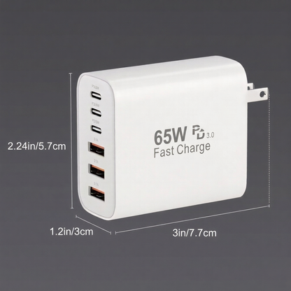 Cargador Rápido Tipo-C 65W