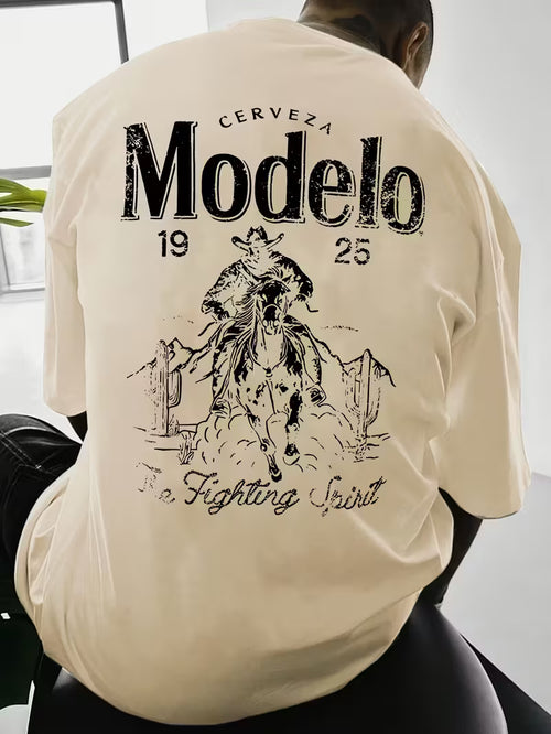 Men'S Modelo Round Neck T-Shirt