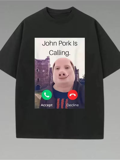 Jhon pork king t-shirt for aura farming purposes