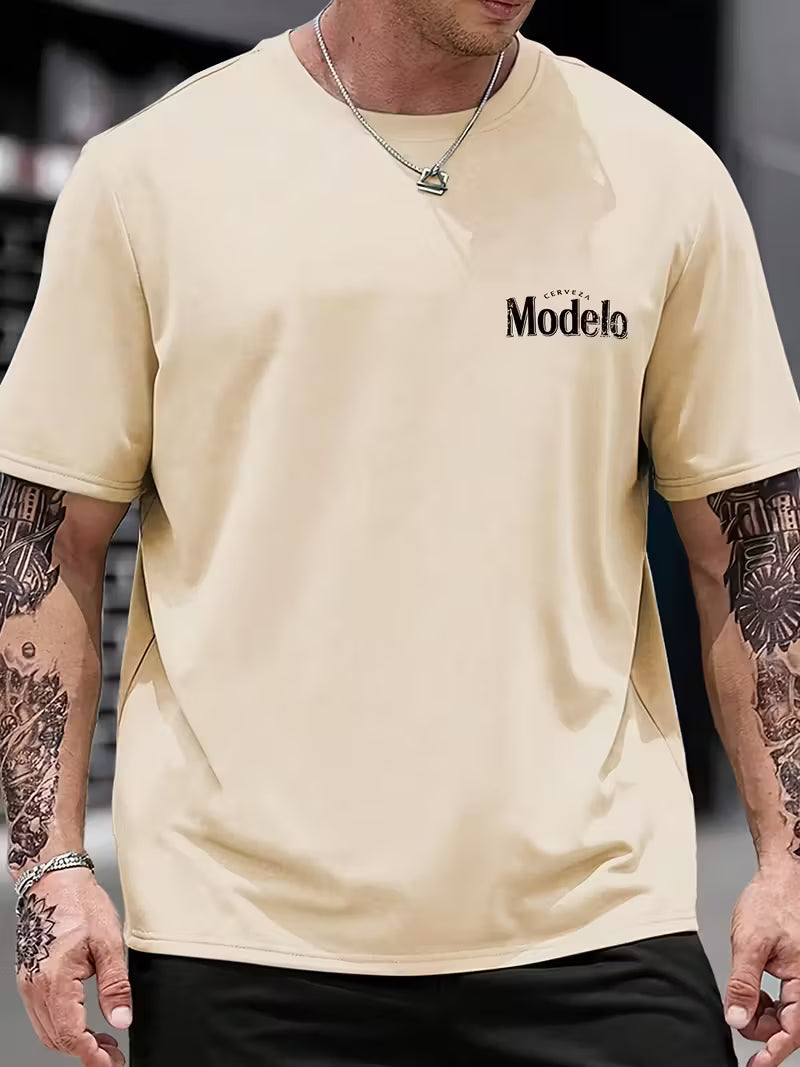 Men'S Modelo Round Neck T-Shirt