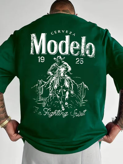 Men'S Modelo Round Neck T-Shirt