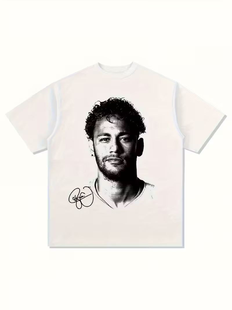 Neymar face & signature shirt