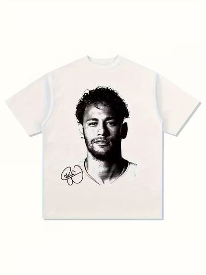 Neymar face & signature shirt