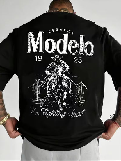 Men'S Modelo Round Neck T-Shirt