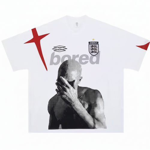 Camisa de Inglaterra retro con estampado