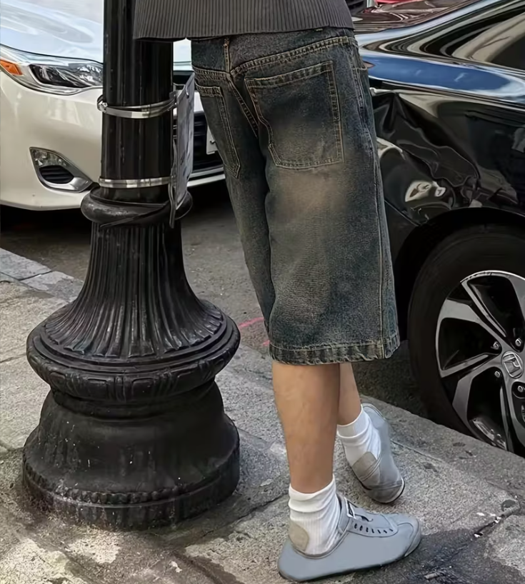 Jeans de Pierna Ancha para Hombre